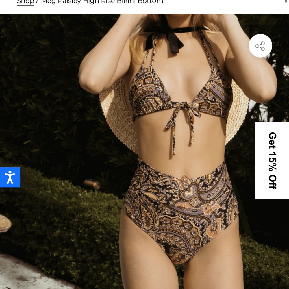 Montce Meg paisley top and bottom